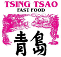 Tsing Tsao Fast Food logo with the characters 青島